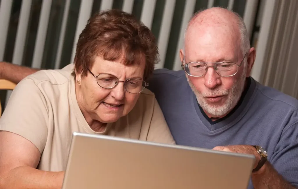 Couple sur le simulateur espérance de vie Natacha Birds