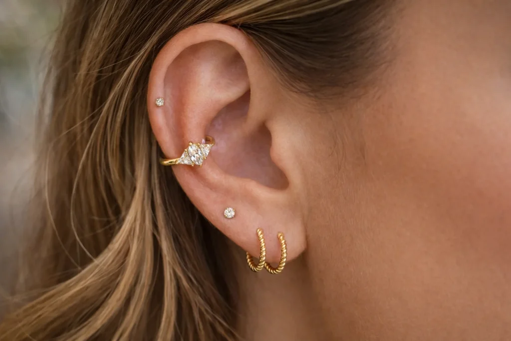 Piercing conch : bienfaits