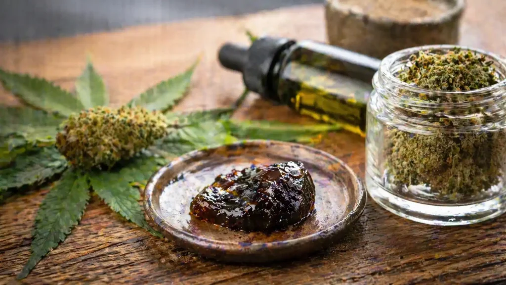 Résine de CBD sans THC