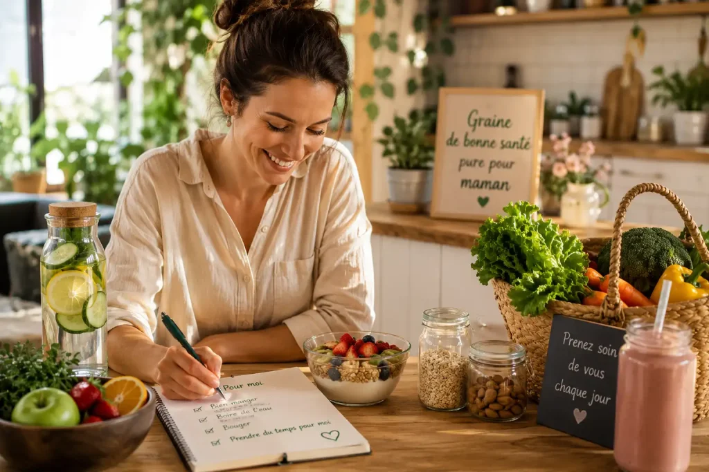 Graine de bonne santé pure pour maman