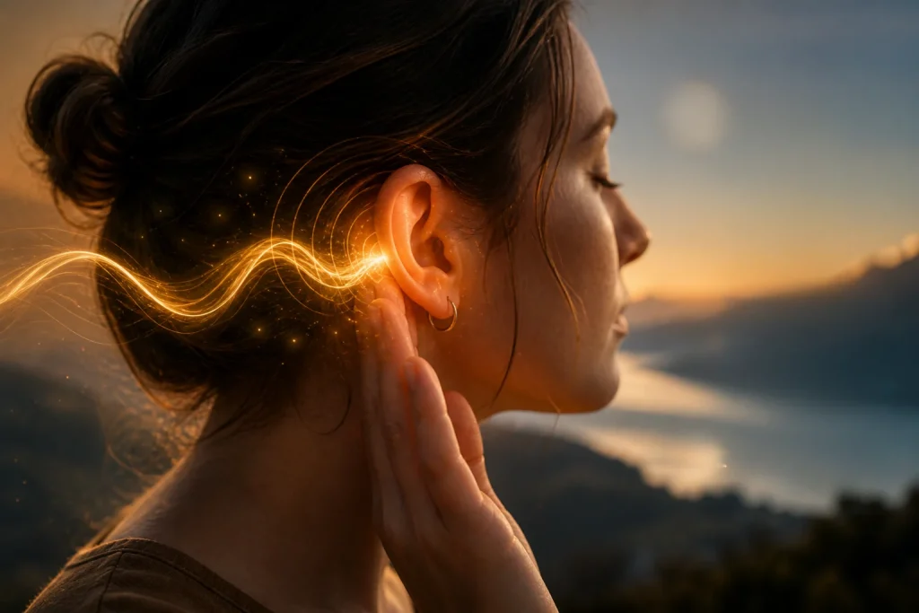 Oreille qui siffle : signification spirituelle