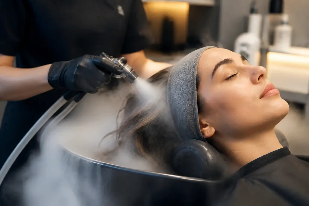 Cryothérapie cheveux