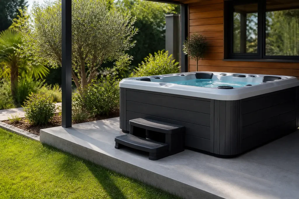 Sur quoi poser un spa extérieur